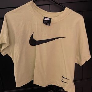 Nike like green crop top large